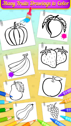 Buku Mewarnai &Gambar Buah