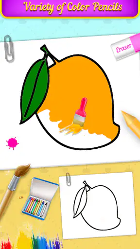 Buku Mewarnai &Gambar Buah