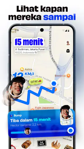 Bump - peta untuk teman