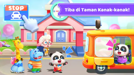 Bus Sekolah Bayi Panda