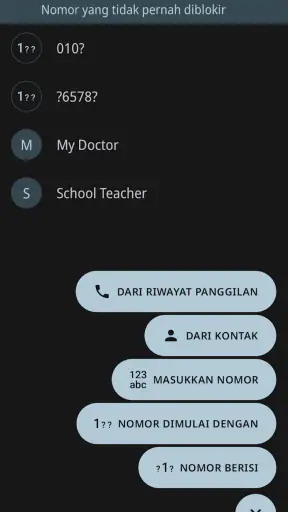 Calls Blacklist - Blokir Nomor