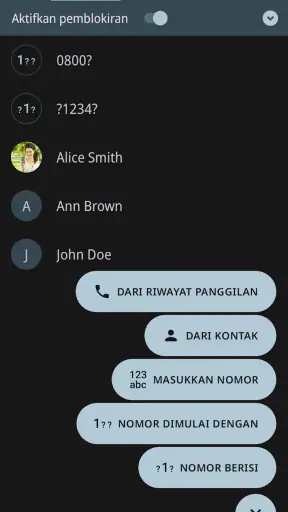 Calls Blacklist - Blokir Nomor