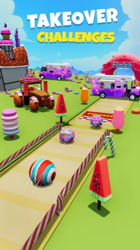 Candy Ball Run - Rolling Games