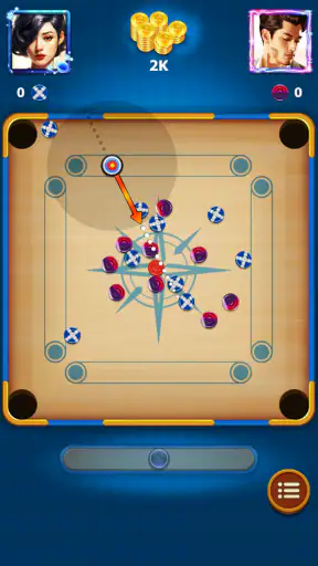 Carrom - A Disc Board Game