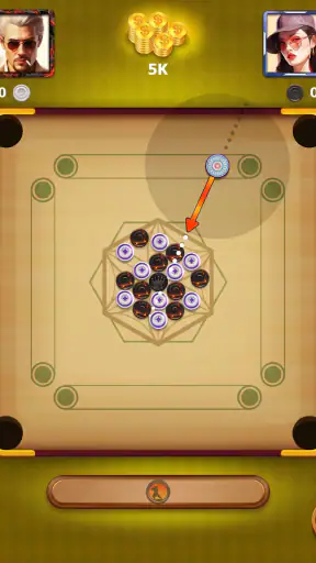 Carrom - A Disc Board Game
