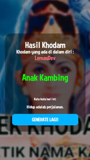Cek Khodam Indonesia