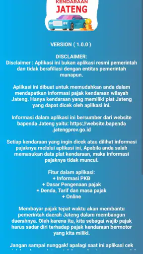 Cek Pajak Kendaraan Jateng
