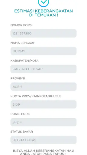 Cek Porsi Haji Kemenhaj