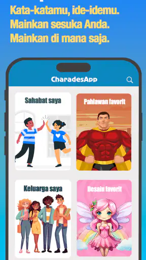 CharadesApp - Ponsel di dahi!