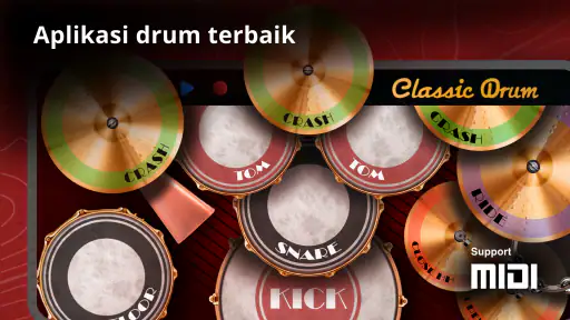 Classic Drum: mainkan drum