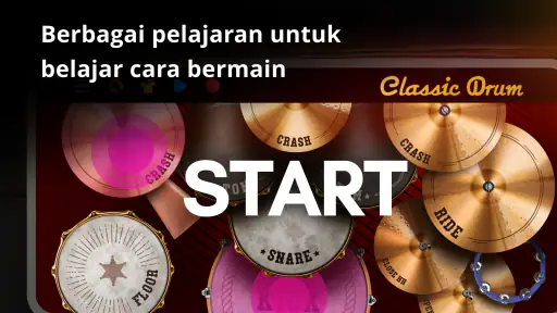 Classic Drum: mainkan drum