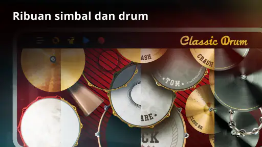 Classic Drum: mainkan drum