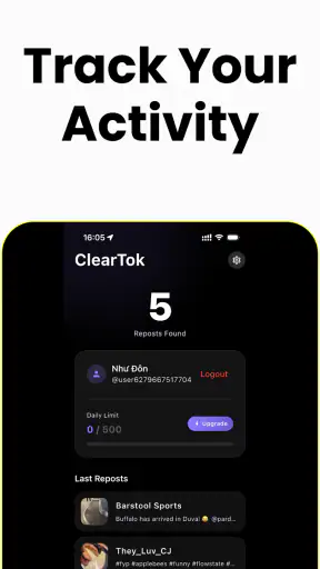 ClearTok: Repost Remover