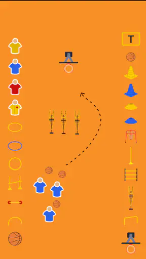Coach Tactic Board: Basketball