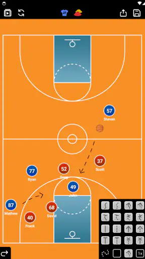 Coach Tactic Board: Basketball