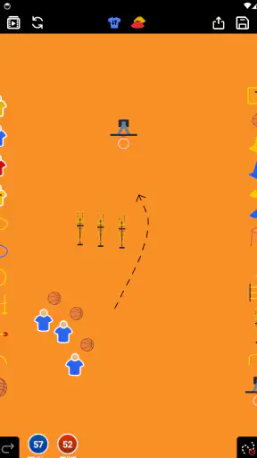 Coach Tactic Board: Basketball