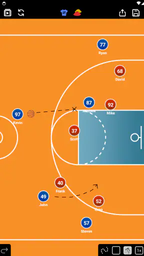 Coach Tactic Board: Basketball