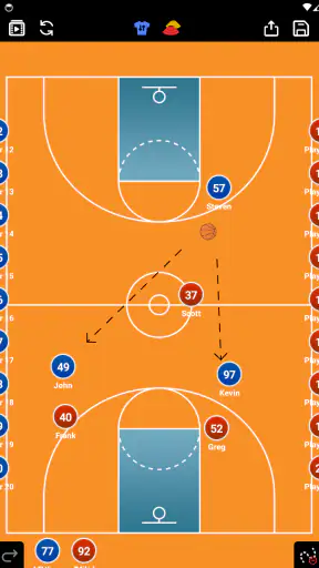 Coach Tactic Board: Basketball