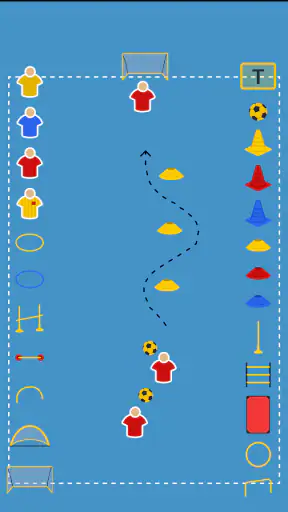 Coach Tactic Board: Futsal