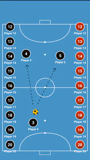Coach Tactic Board: Futsal