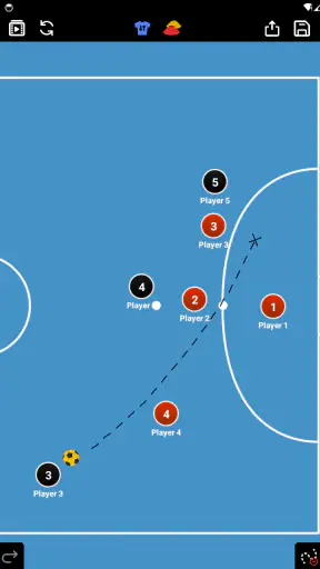 Coach Tactic Board: Futsal