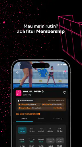 Courtside. - Padel App