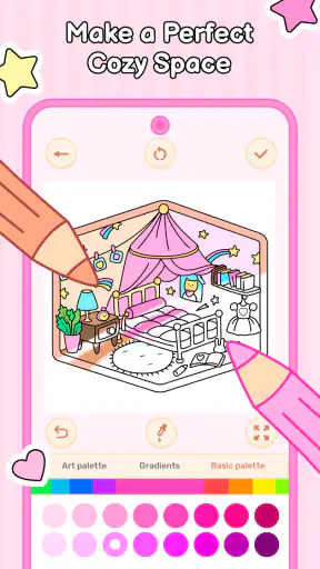 Cozy Home: Comfy Coloring Book