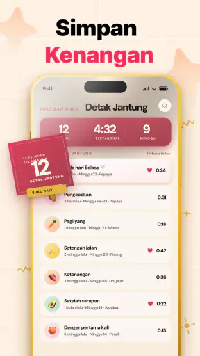 Cudly: Detak Bayi & Jurnal