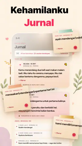 Cudly: Detak Bayi & Jurnal