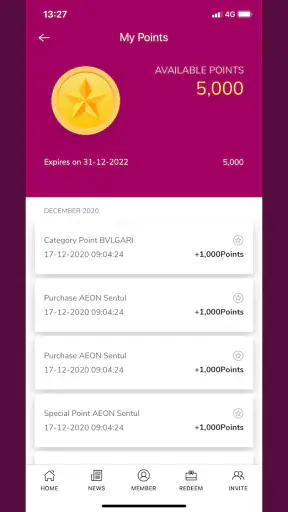 Customer AEON Point