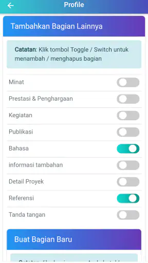 CV Maker - Lamaran kerja PDF