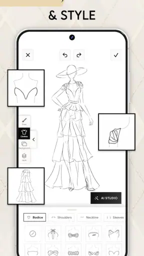 Desain Baju Fashion: Sketsa