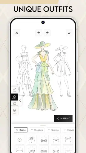 Desain Baju Fashion: Sketsa