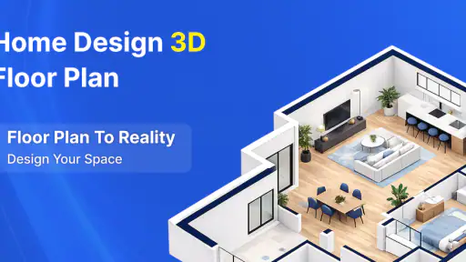 Desain Rumah 3D: Denah Lantai