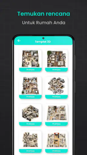 Desain rumah sendiri denah 2D