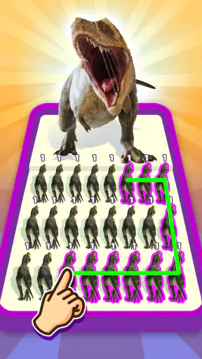 Dino Merge Master animal fight