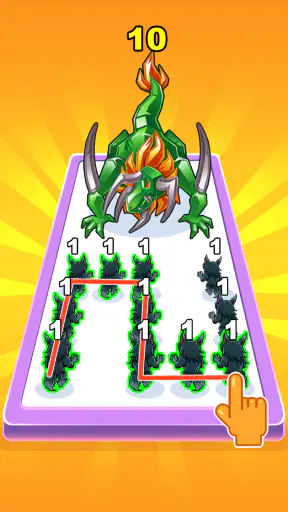 Dino Merge Master animal fight