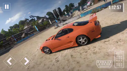 Driving Japan Supra Car Game