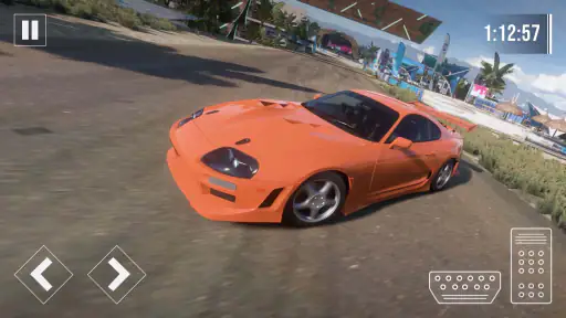 Driving Japan Supra Car Game
