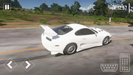 Driving Japan Supra Car Game