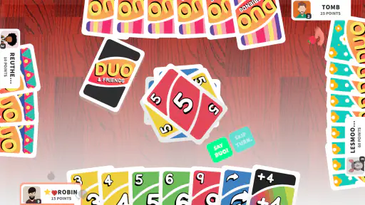 DUO & Friends–Uno Cards Online