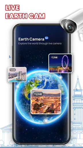 Earth Cam: peta bumi langsung
