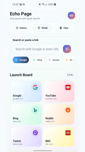 Echo Page
