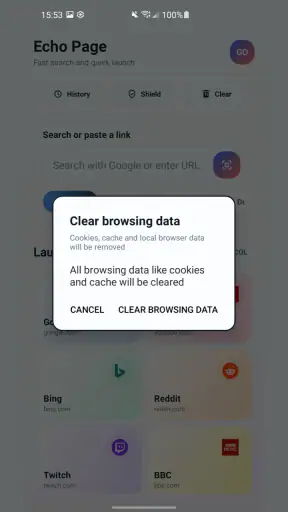 Echo Page