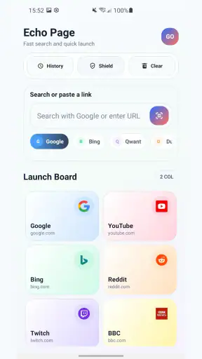 Echo Page
