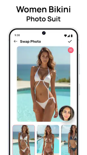 Edit foto baju bikini