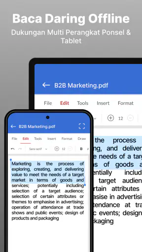 Editor dokumen - PDF, DOC, XLS