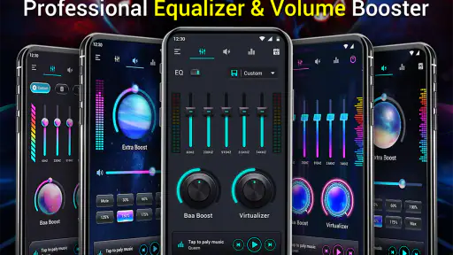 Ekualiser-penguat bass &Volume
