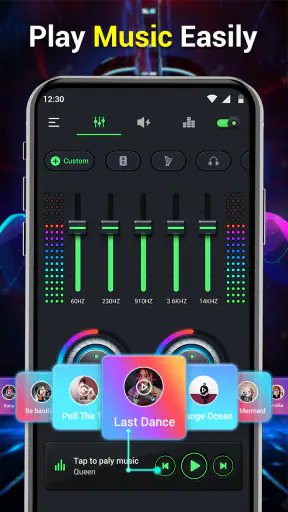 Ekualiser-penguat bass &Volume
