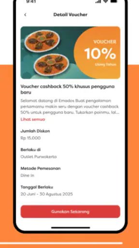 Emago: Pesan Makanan Hemat